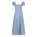 MAGDALENA long linen dress