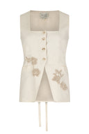 KATIE linen vest