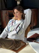 MARGOT woollen knit in grey