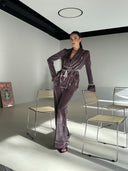 ALEGRA velvet suit