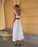 VÉRA linen bustier