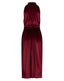 MAGDALENA midi velvet dress