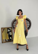 MAGDALENA long linen dress