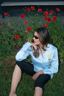 VERÁ silk-satin shirt