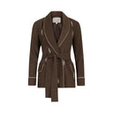 ALEGRA woollen suit in marron