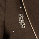 ALEGRA woollen suit in marron