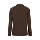 NIKA woollen blazer in marron